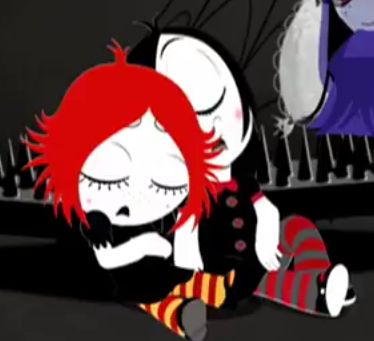 Ruby Gloom And Skull Boy, Ruby Gloom Matching Pfp, Iris Ruby Gloom, Ruby Gloom Fanart, Ruby Gloom Pfp, Ruby Gloom Icon, Goth Cartoon, Ruby Gloom, Y2k Scene