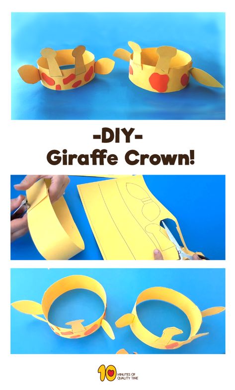 Diy Giraffe, Safari Crafts, Zoo Crafts, Zoo Animal Crafts, Giraffe Crafts, Giraffes Cant Dance, Headband Crafts, Animal Crafts For Kids, A Giraffe