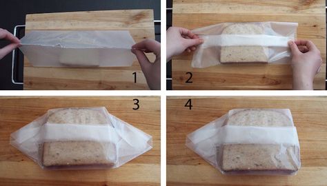 How to wrap a sand with parch paper Brownie Packaging, Bakery Packaging Design, Sandwich Packaging, Bake Sale Packaging, Bread Packaging, Food Business Ideas, Baking Packaging, Dessert Packaging, How To Wrap