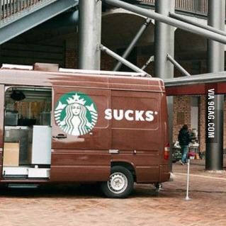 Some coffee? Starbucks Memes, Advertising Fails, Logo Placement, Perfectly Timed Photos, Guerilla Marketing, Text Design, Finding Joy, Bored Panda, Custom Cars