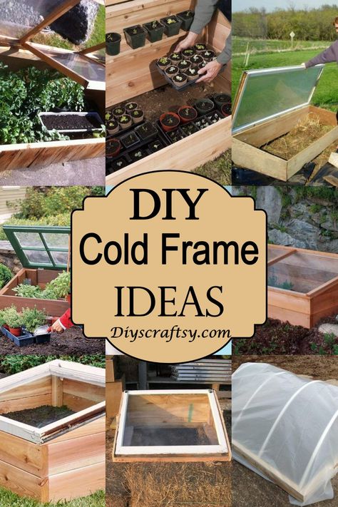 Green House Boxes, Raised Garden Bed Cold Frame, Pallet Cold Frame Diy Greenhouse, How To Make A Cold Frame, Pallet Cold Frame, Cold Frames Diy, Greenhouse Cold Frame, Raised Bed Greenhouse Cold Frame, Shower Door Cold Frame