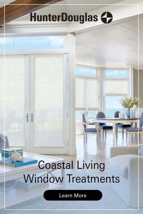 Window Treatments Beach House, Window Treatments For Beach House, California Coastal Window Treatments, Hamptons Style Window Treatments, Beach Window Treatments, Beachy Window Treatments Coastal Style, Beach House Blinds Window Coverings, Beach House Window Treatments Ideas, Florida Window Treatments