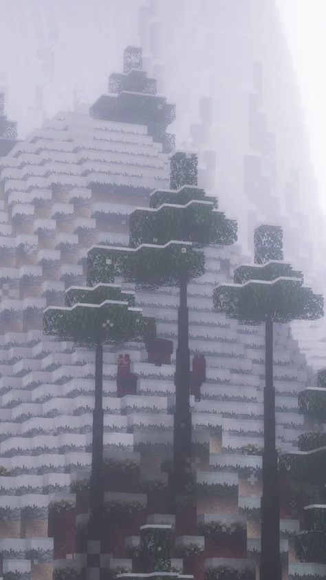 minecraft in winter Mine Wallpaper, Snowing Aesthetic Wallpaper, Duo Aesthetic, Wallpaper Sharpen, Minecraft Shaders, Castlevania Wallpaper, Rumah Minecraft Sederhana, Minecraft Aesthetic, Minecraft Images