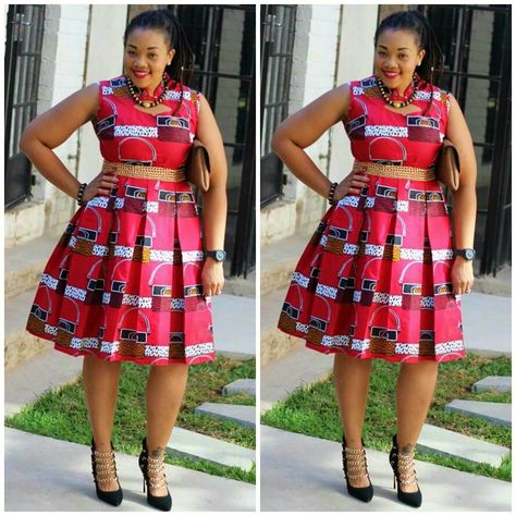 Vitenge Design, Short Kitenge Dresses Designs, Kitenge Designs Dresses, African Dresses Plus Size, Violet Design, Kitenge Dress, Attractive Dresses, Pleated Dresses, Ankara Dresses