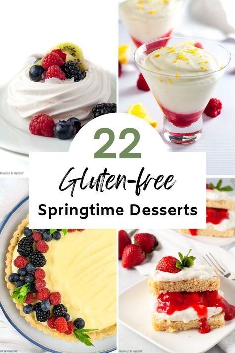 A delicious collection of gluten-free Easter dessert recipes featuring springtime flavours of carrot cake, lemon, strawberries and chocolate! Many of these Easter and Spring desserts can be made ahead of time. Easter Recipes For A Crowd, Gluten Free Lemon Desserts, Desserts For Spring, Desserts For Easter, Healthy Easter Treats, Healthy Easter Recipes, Strawberries And Chocolate, Finger Desserts, Gluten Free Easter