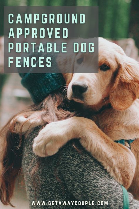 Diy Rv Dog Fence, Diy Camping Dog Fence, Diy Portable Dog Fence, Diy Portable Dog Fence Rv Camping, Camping Dog Fence, Pet Fence Ideas, Rv Dog Fence, Small Dog Fence, Portable Dog Fence