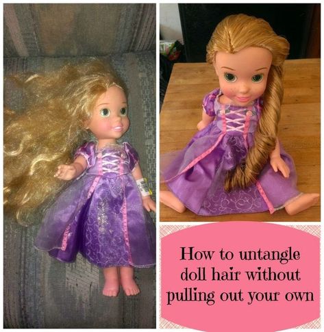 Pinterest Fail or No Fail: Rehab Doll Hair! Untangle Doll Hair, Pinterest Fail, Doll Hair, Future Baby, Future Kids, American Girl Doll, Girl Dolls, Baby Love, Diy For Kids