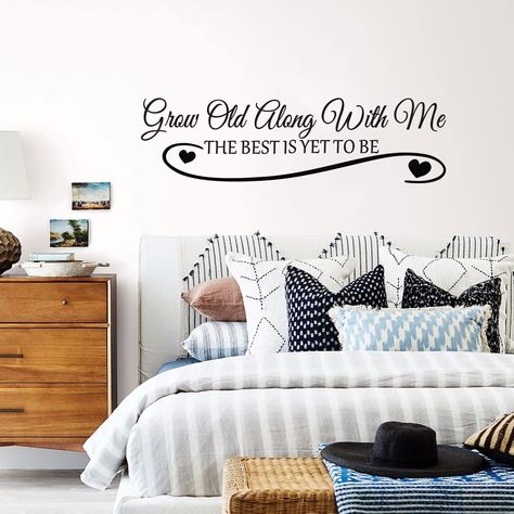 Bedroom Wall Quotes, Wall Quotes Decals Bedroom, Wall Stickers For Bedroom, Vinyl Art Wall, Bedrooms For Couples, Wall Quotes Bedroom, Bathroom Wall Decals, Wall Decals For Bedroom, Quote Decor