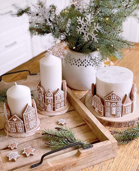 Unique Diy Christmas Gifts, Gingerbread Christmas Decor, Christmas Clay, Noel Christmas, Christmas Gingerbread, Christmas Deco, Outdoor Christmas Decorations, Christmas Inspiration, Christmas Projects