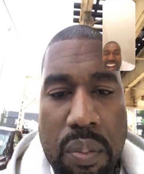 Kanye West Haircut, Kanye Memes, Funny Kanye, Kanye West Funny, Reaction Face, Funny Wallpaper, Funny Profile Pictures, Meme Faces, Really Funny Pictures