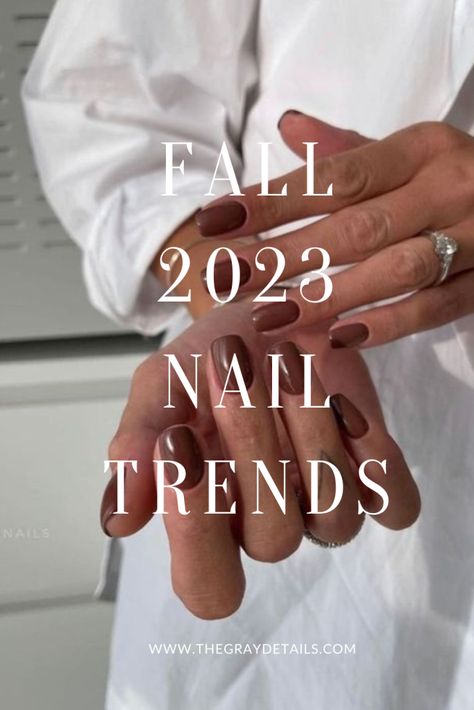 Fall Nail Trends for 2023, fall nails, fall nail trends, nails, fall nails 2023 Fall Nails 2023, Fall Toe Nails, Fall Toes, Nagellack Trends, Fall Manicure, Fall Nail Trends, Fall Gel Nails, Latest Nail Trends, Nail Trend