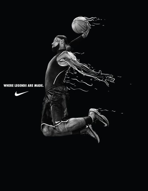 Nike Ads, Lebron James Nike, Nike Campaign, Business And Advertising, Logo And Identity Design, What Is Fashion Designing, Nike Ad, Sports Advertising, Book And Magazine Design