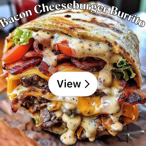 Lemon8 · Bacon Cheeseburger Burrito 🌯  · @Care-w/Natasha Cheese Burger Burrito, Cheeseburger Burrito Recipes, Bacon Cheeseburger Burrito, Cheesy Bacon Burger Wraps, Bacon Cheeseburger Wraps, Cheeseburger Tortilla, Bacon Burrito, Cheeseburger Burrito, Cheeseburger Wraps