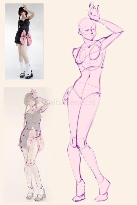 How To Practice Figure Drawing, Drawing Reference Digital Art, Gesture Drawing Poses Standing, Active Poses Reference Drawing, Couples Drawing Reference Spicy, Body Anatomy Drawing Reference Poses, Arm Poses Reference Female, Female Hero Pose Reference, 10 Art Style Challenge