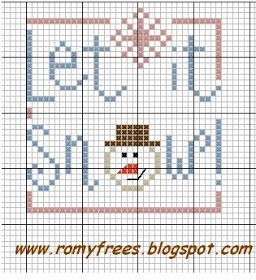 Romy's Cross Stitch Patterns: Let it Snow! C2c Christmas, Snow Cross Stitch, Stitch Ornaments, Cross Stitch Freebies, Holiday Cross Stitch, Xmas Cross Stitch, Winter Cross Stitch, Cross Stitch Christmas Ornaments, Cross Stitch Needles