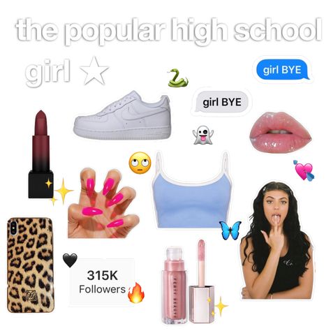 Popular High School Aesthetic, Popular Girl Outfits High School, Popular Girl Aesthetic High School, Popular Girl Aesthetic, How To Become Popular, School Artwork, Roblox Stories, Niche Aesthetic, Popular Girls