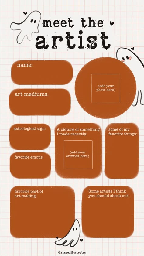 Story Templates = @aimee.illustrates About Me Artist Template, Meet The Creator Template, Meet Me Template, Meet The Character Template, Art Comissions Template, Meet The Artist Template Blank, About The Artist Template, Art Commissions Template, Meet The Oc Template