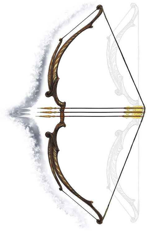 Celeste's Long Bow Elven Bow And Arrow, Magic Bow And Arrow, Fantasy Bow, Bow Pictures, Shivering Isles, Crossbow Hunting, Long Bow, Archery Bows, Longbow