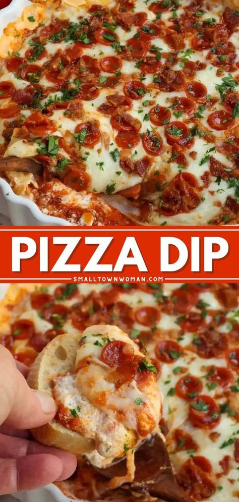 Hot Pizza Dip, Hot Pizza, Jalapeno Popper Dip, Pizza Dip, Delicious Dips Recipes, Football Snacks, Food Experience, Taco Dip, Football Party Food