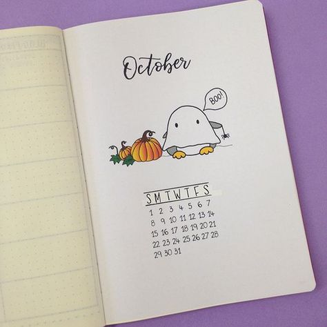 Get Ideas From These Clean Minimal October Bullet Journal Pages – Bullet Journals and BuJo Enthusiasts Blog Bullet Journal Halloween, Journal D'inspiration, October Bullet Journal, Journal October, Bullet Journal October, Bullet Journal Month, Bullet Journal Page, Bullet Journal 2019, Bullet Journal Cover Page