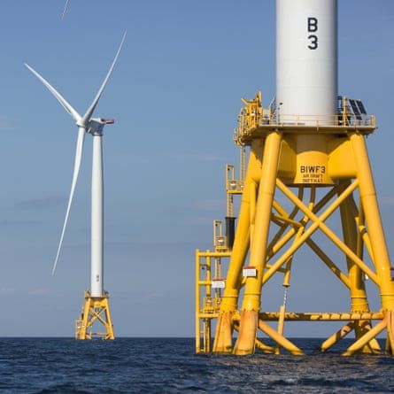 Is hydrogen really a clean enough fuel to tackle the climate crisis? | Hydrogen power | The Guardian Offshore Wind Farms, Offshore Wind, Wind Turbines, Wind Farm, Block Island, Energy Management, Energy Projects, Wind Energy, Wind Power