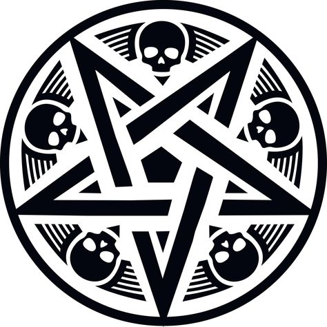 occult sign pentagram, grunge vintage design t shirts Occult Art Vintage, Satanic Tattoo Design, Satanic Tattoos, Pentagram Design, Irish Tattoos, Occult Symbols, The Occult, Occult Art, Skull Wallpaper