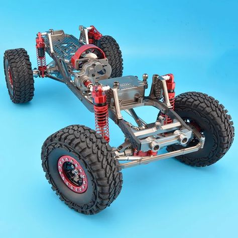 RC CNC Alloy SCX10 Chassis Carbon Frame 1/10 Scale 4WD Rock Crawler Frame Kit Assembled _ - AliExpress Mobile Rc Buggy, Rc Rock Crawler, Cheap Frames, Rock Crawler, Vehicle Design, Remote Control Toys, Cool Cars, Monster Trucks, Hobbies