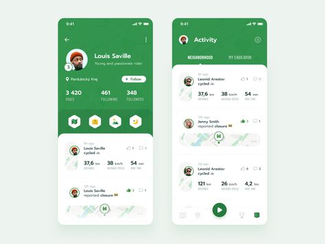 การออกแบบ Ui Ux, Application Interface, Cv Website, Application Ui Design, Profile App, Ui Design Mobile, Ui Ux 디자인, Mobile Ux, Mobile App Design Inspiration