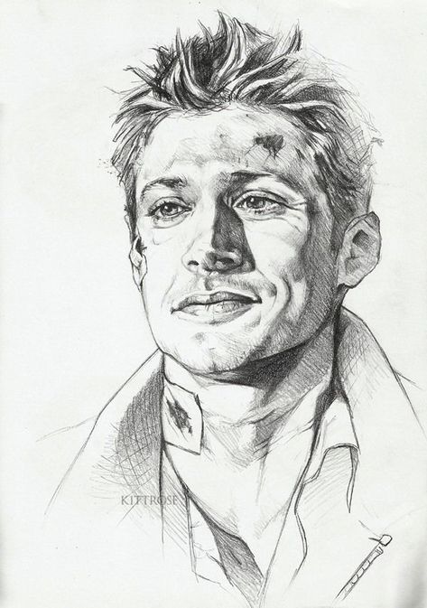 Supernatural Drawings Sketches, Dean Winchester Drawing, Anakin Skywalker Drawing, Supernatural Drawings, Sketch Practice, Supernatural Fan Art, Supernatural Art, Supernatural Pictures, Doodles Drawings