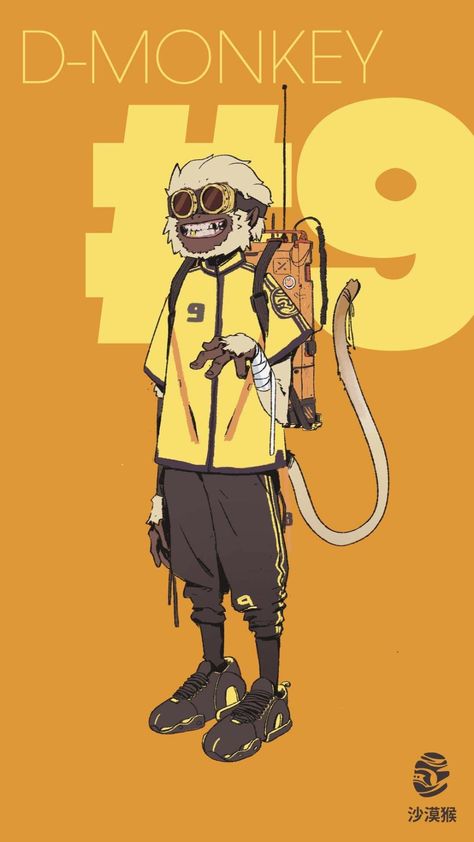 ArtStation - D - Monkey #9, Mahmoud alfathaly Drawing Reference Character, Character Drawing Reference, Character Drawing Ideas, Monkey Illustration, Character Animation, Monkey Art, Arte Cyberpunk, 다크 판타지, Dope Art