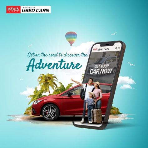 Dream Creative Ads, Creative Advertising Design Ideas, Travel Ads Design, Product Advertisement Poster, Car On Road, Product Advertisement, Banks Ads, Car Advertisement, Car Advertising Design