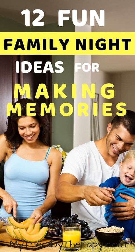 Make Memories as A Family. Have Family Fun Nights that are filled with laughter. Awesome activities to do with kids. Family Night Ideas, Family Night Activities, Activities To Do With Kids, Creative Date Night Ideas, Family Dinner Night, Family Bonding Activities, Summer Fun For Kids, Family Fun Night, Family Fun Games