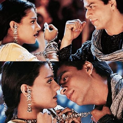 Yeh ladka hai allah from Kabhi Khushi Kabhi Gham. Shahrukh Khan And Kajol, Vintage Bollywood Aesthetic, 90s Bollywood Aesthetic, Kuch Kuch Hota Hai, Indian Couple, Desi Love, Karisma Kapoor, Retro Bollywood, Francisco Lachowski