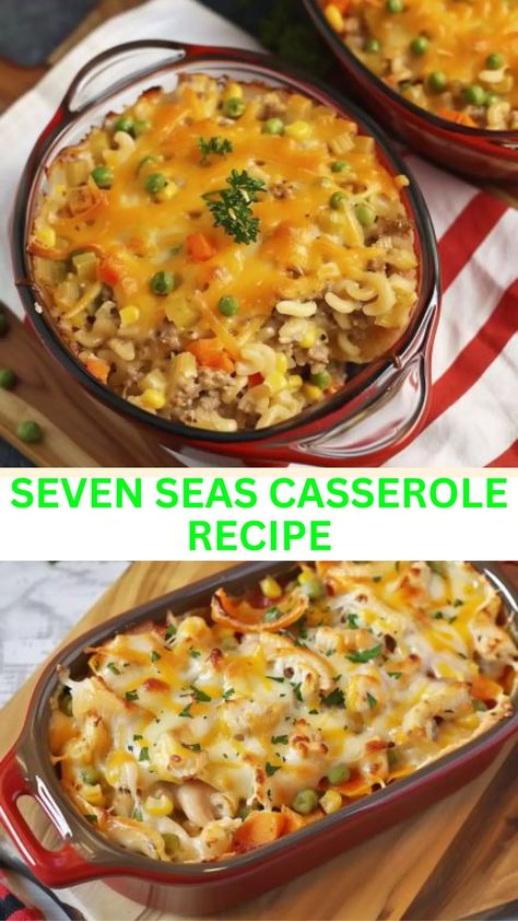 Best Seven Seas Casserole Recipe Stove Meals, Seafood Casserole Recipes, Tuna Casserole, Tuna Recipes, Seven Seas, Easy Casserole Recipes, Brazilian Food, Tasty Bites, Easy Casserole