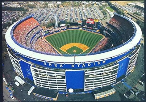 Shea Stadium Ny Mets Baseball, Flushing New York, Major League Baseball Stadiums, Lets Go Mets, Mlb Stadiums, Shea Stadium, Mets Baseball, Baseball Park, Sports Stadium