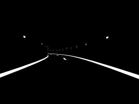 Endless Road Road Animation, Black And White Animation, Road Illustration, Gif Black, Endless Road, Anime Banner, Black And White Gif, Loop Gif, Gif Background