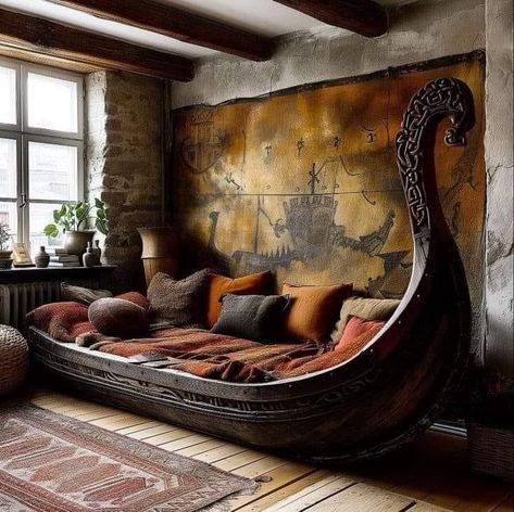 Norwegian Vikings, Fantasy Rooms, Small Bathroom Ideas, Fantasy House, Dream House Decor, Dream Home Design, 인테리어 디자인, House Inspiration, Diy Furniture Plans