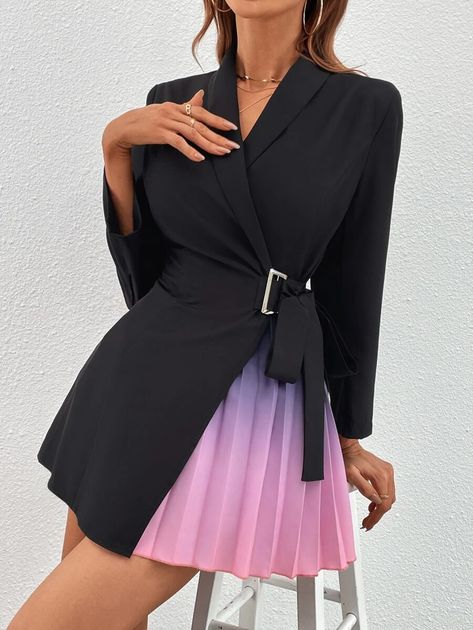 Dope Fashion Outfits, Suit Dress Women, Blazer Dress Outfits, Women Blazers, Classy Gowns, 2piece Outfits, Corporate Dress, Classy Prom Dresses, Stylish Work Attire