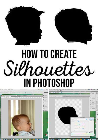 How-to create Silhouettes in Photoshop for Mother's Day via @craftingchicks How To Make Silhouette Pictures, Preschool Silhouette Craft, Silloettes Art Easy, Sillouttes Images, Child Silhouette, Diy Silhouette, Heart Shadow, Inkscape Tutorials, Silhouette Cameo 4