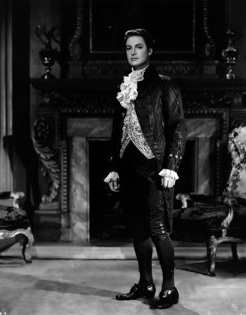 Robert Donat in a bangin' costume.  What movie is this? Period Piece Movies, Robert Donat, Hollywood Men, Famous Designers, Beautiful Voice, Period Dramas, Prince Charming, Best Actor, Celebrity Dresses