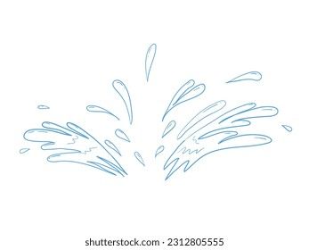 176,002 Water Splash Sketches Images, Stock Photos, 3D objects, & Vectors | Shutterstock Water Puddle Drawing, Water Drawing Simple, Splash Reference, Water Splash Drawing, Water Splash Illustration, Splash Drawing, Promt List, Wave Splash, Splash Illustration