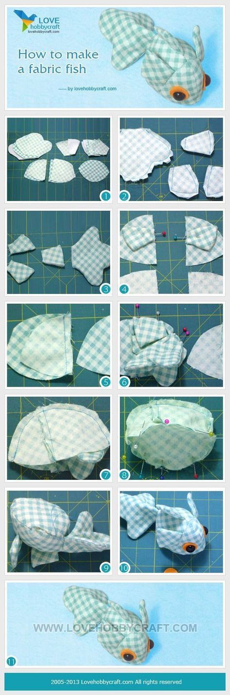 Fabric Fish, Plushie Patterns, Sewing Stuffed Animals, Sew Ins, Fabric Toys, Fish Patterns, Baby Diy, Plush Pattern, Sewing Toys