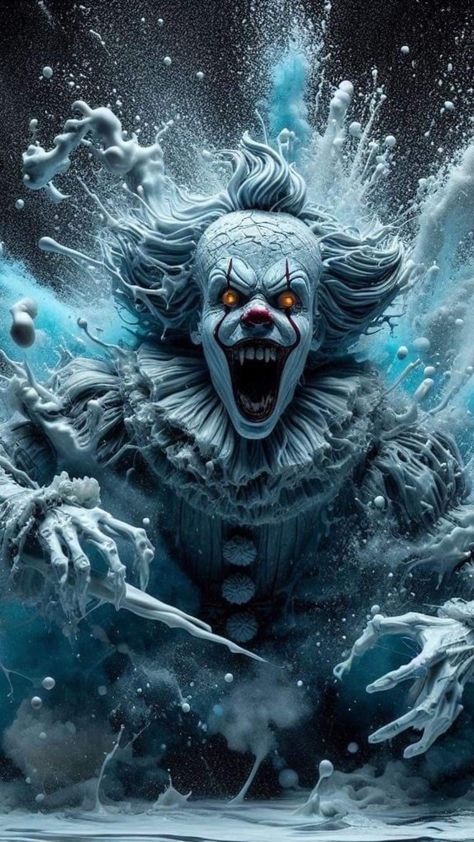 Horror Pics, Es Pennywise, Cosplay Memes, Spooky Halloween Pictures, Superman Cosplay, Evil Clown, Horror Photos, Clown Horror, Halloween Wallpaper Backgrounds