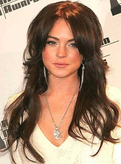 Lindsay Lohan Hair, Shag Layered Hairstyles, Long Shag Hairstyles, Brazilian Virgin Hair Body Wave, Natural Straight Hair, Long Shag Haircut, Layered Haircuts With Bangs, Long Shag, Beach Blonde