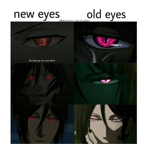 Sebastian Michaelis Demon Form, Sebastian Michaelis Eyes, Anime Vampire Guy, Vampire Guy, Red Eyes Anime, Red Suits, Black Butler Meme, Vampire Eyes, Black Butler Funny