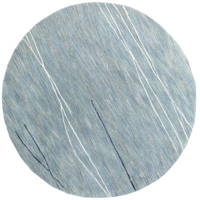 Brayden Studio Luczak Hand-Tufted Light Blue Area Rug Rug Size: Aqua Area Rug, Light Blue Area Rug, Blue Carpet, Colored Highlights, Silver Area Rug, Round Area Rugs, Blue Area Rug, Blue Area, Beige Area Rugs