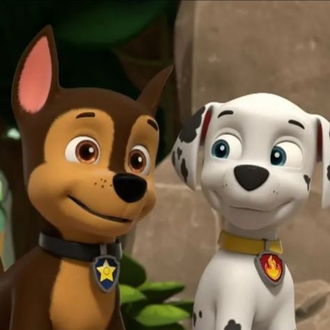 Chase And Marshall, Dog Paw Drawing, Paw Drawing, Paw Patrol Marshall, Paw Patrol Cartoon, Marshall Paw Patrol, Paw Patrol Pups, Floppy Ears, Dog Paw