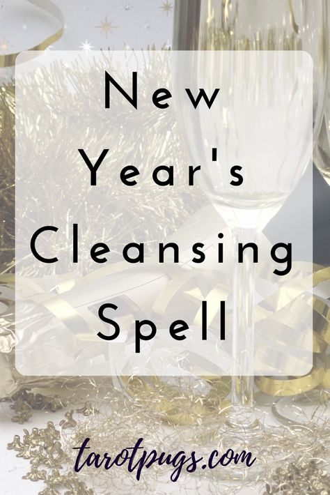 New Year's Cleansing Spell - Say goodbye to the old year and welcome the new year with a bit of witchcraft, magick and a spell to cleanse your home at the end of the year or beginning of the new year. New Year Sage Cleanse, Rituals For New Year, Cleansing The Home, New Year Cleansing Ritual, New Years Ritual Ideas, Wicca New Year, New Years Witch Ritual, New Year’s Eve Witchcraft, New Year Simmer Pot Spell