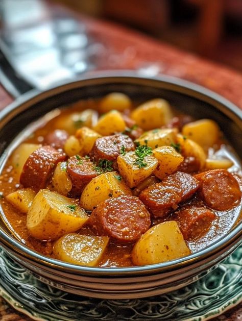 24-Warm Up with Cozy Kielbasa Soup – Easy Cooking Ideas Recipes Kielbasa, Kielbasa Potato Soup, Kielbasa Potatoes, Thanksgiving Vegetables Side Dishes, Potatoes Soup, Kielbasa Soup, Bar Lounge Room, Easy Cooking Ideas, Quick And Healthy Meals