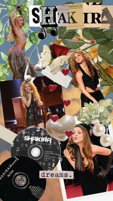 Shakira Lockscreen, Shakira Aesthetic, Shakira 90s, Shakira Wallpaper, Gemstone Aesthetic, Shakira Outfits, Shakira Music, Celebrity Collage, Shakira Video